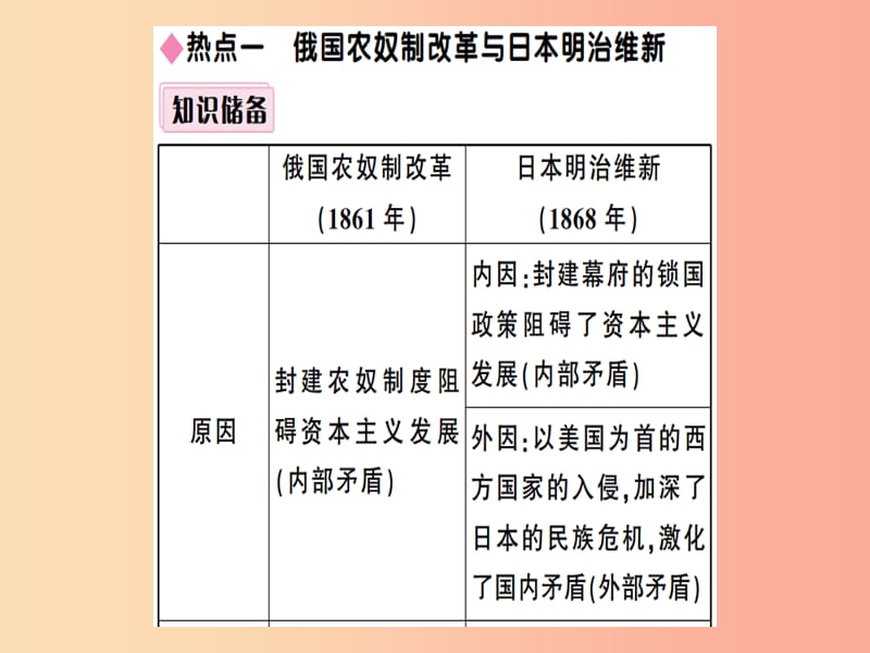 九年级历史下册 第一单元 殖民地人民的反抗与资本主义制度的扩展小结习题课件 新人教版.ppt_第3页