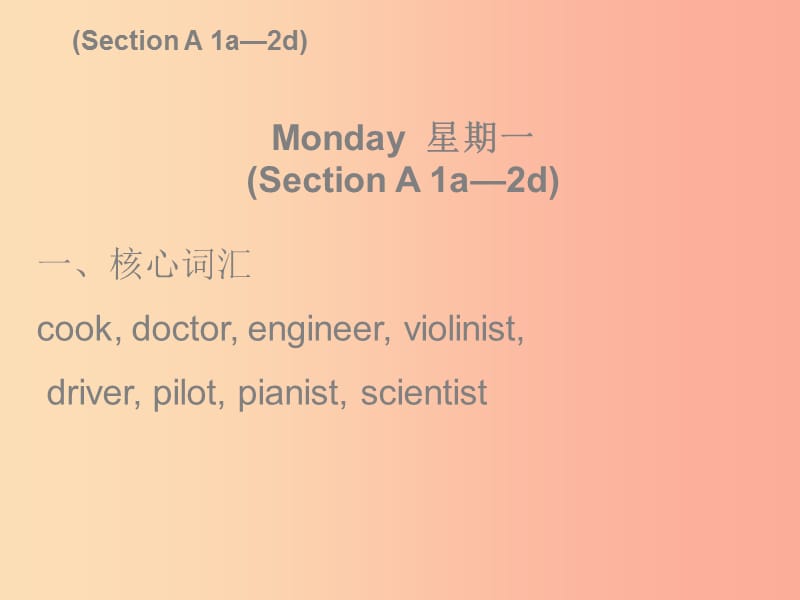 2019秋八年级英语上册 Unit 6 I’m going to study computer science Monday（复现式周周练）新人教版.ppt_第2页