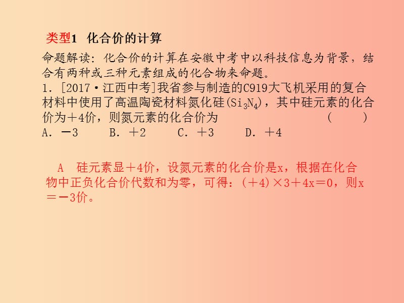 安徽专版2019中考化学总复习第二部分专题复习高分保障专题一科技信息背景题课件新人教版.ppt_第3页