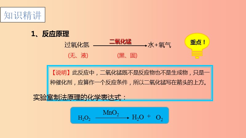 2019年秋九年级化学上册 第二单元 课题3 制取氧气 2.3.1 制取氧气课件 新人教版.ppt_第3页