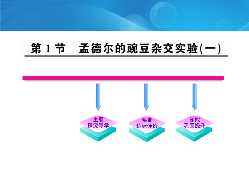 《孟德尔的豌豆杂交实验》(人教版必修2).ppt_第1页