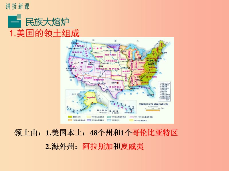 2019年春七年级地理下册 第九章 第一节 美国（第1课时 民族大熔炉 农业地区专业化）课件 新人教版.ppt_第3页