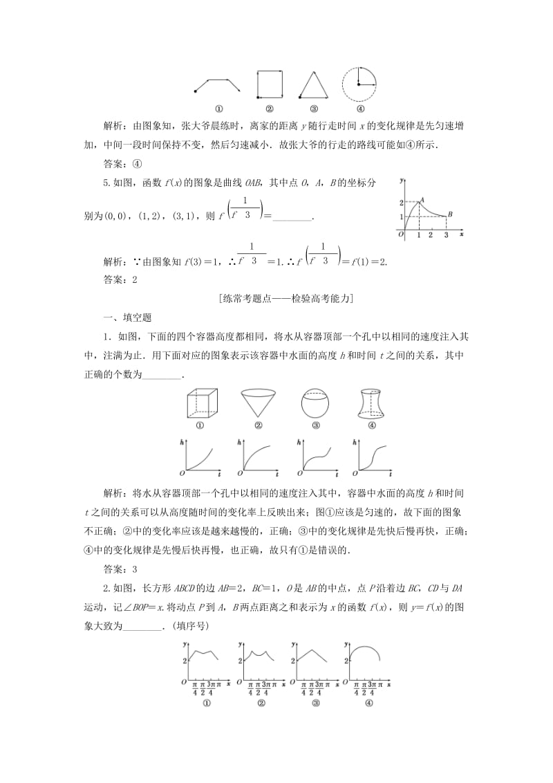 2019-2020年高考数学一轮复习第二章函数的概念与基本初等函数Ⅰ课时达标检测十一函数的图象及其应用.doc_第2页