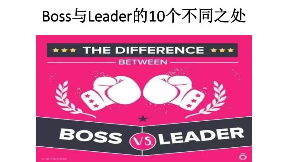 Boss與Leader的10個不同之處.pptx_第1頁