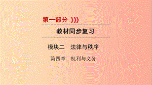 江西省2019屆中考政治 模塊二 法律與秩序 第四章 權(quán)利與義務(wù)復(fù)習(xí)課件.ppt