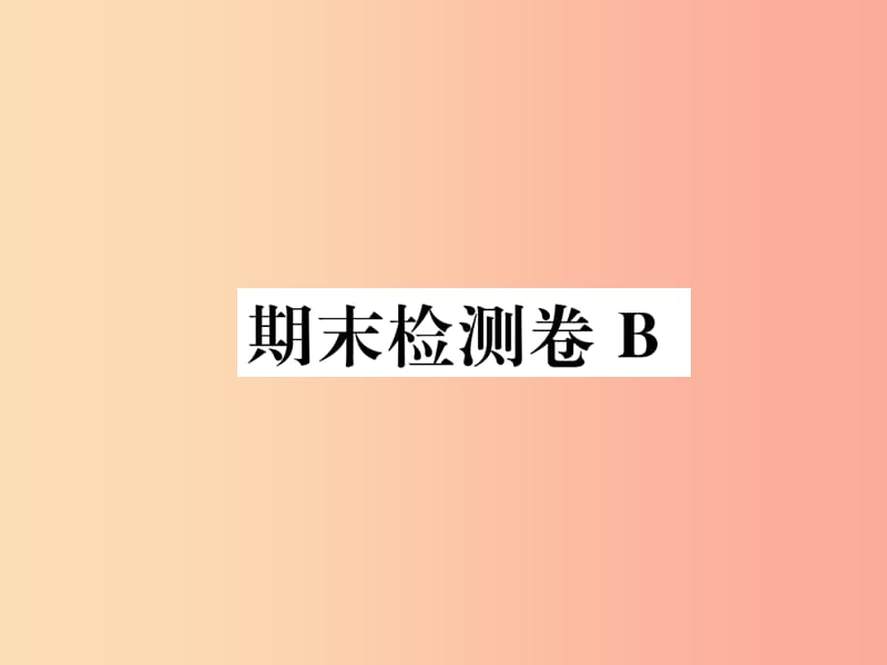 八年级语文下册 期末测试卷B课件 苏教版.ppt_第1页