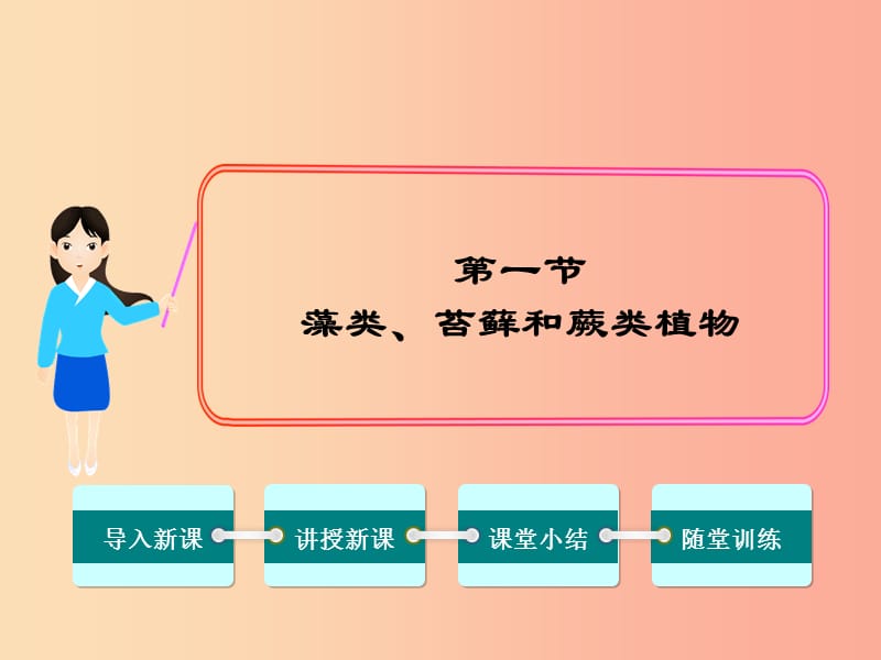 七年级生物上册 第三单元 第一章 第一节 藻类 苔藓和蕨类植物课件 新人教版.ppt_第1页