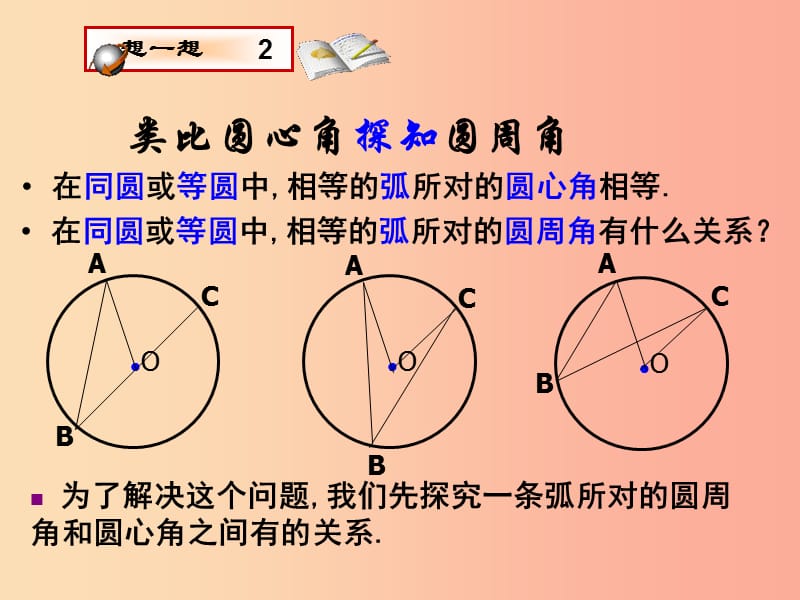 九年级数学上册 第3章 对圆的进一步认识 3.3 圆周角课件 （新版）青岛版.ppt_第3页