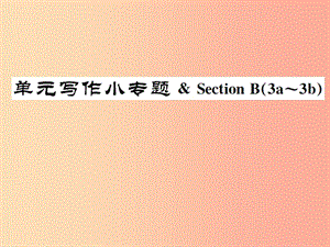 安徽專版2019年秋九年級英語全冊Unit10You’resupposedtoshakehands寫作小專題習題課件 人教新目標版.ppt