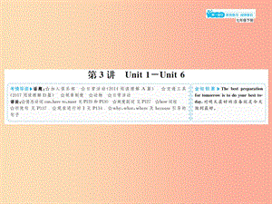 山東省2019年中考英語總復習 第一部分 系統(tǒng)復習 成績基石 七下 第3講 Unit 1-6課件.ppt