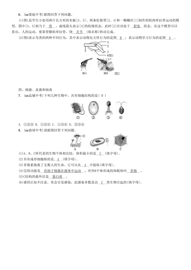 2019-2020年八年级(上)识图专项训练.doc_第2页