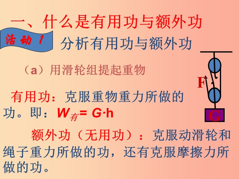 九年级物理上册 11.3如何提高机械效率课件 （新版）粤教沪版.ppt_第2页