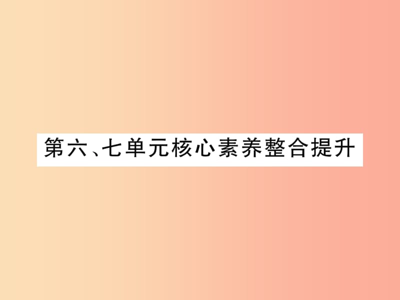 九年级历史上册第6单元资本主义制度的的初步确立第7单元工业革命和工人运动的兴起核心素养整合提升作业.ppt_第1页