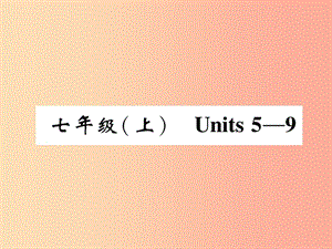 四川省南充市2019中考英語二輪復(fù)習(xí) 第一部分 教材知識梳理篇 七上 Units 5-9精講精練課件 人教新目標(biāo)版.ppt