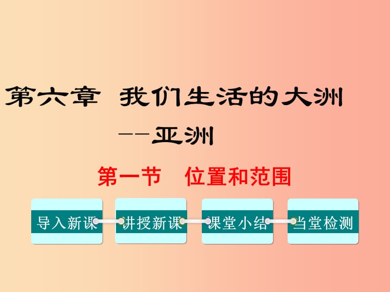 2019年春七年级地理下册 第六章 第一节 位置与范围课件 新人教版.ppt_第1页