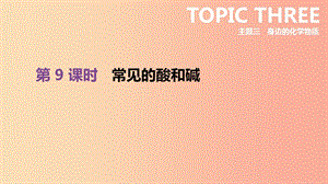 北京市2019年中考化學(xué)總復(fù)習(xí) 主題三 身邊的化學(xué)物質(zhì) 第09課時(shí) 常見(jiàn)的酸和堿課件.ppt