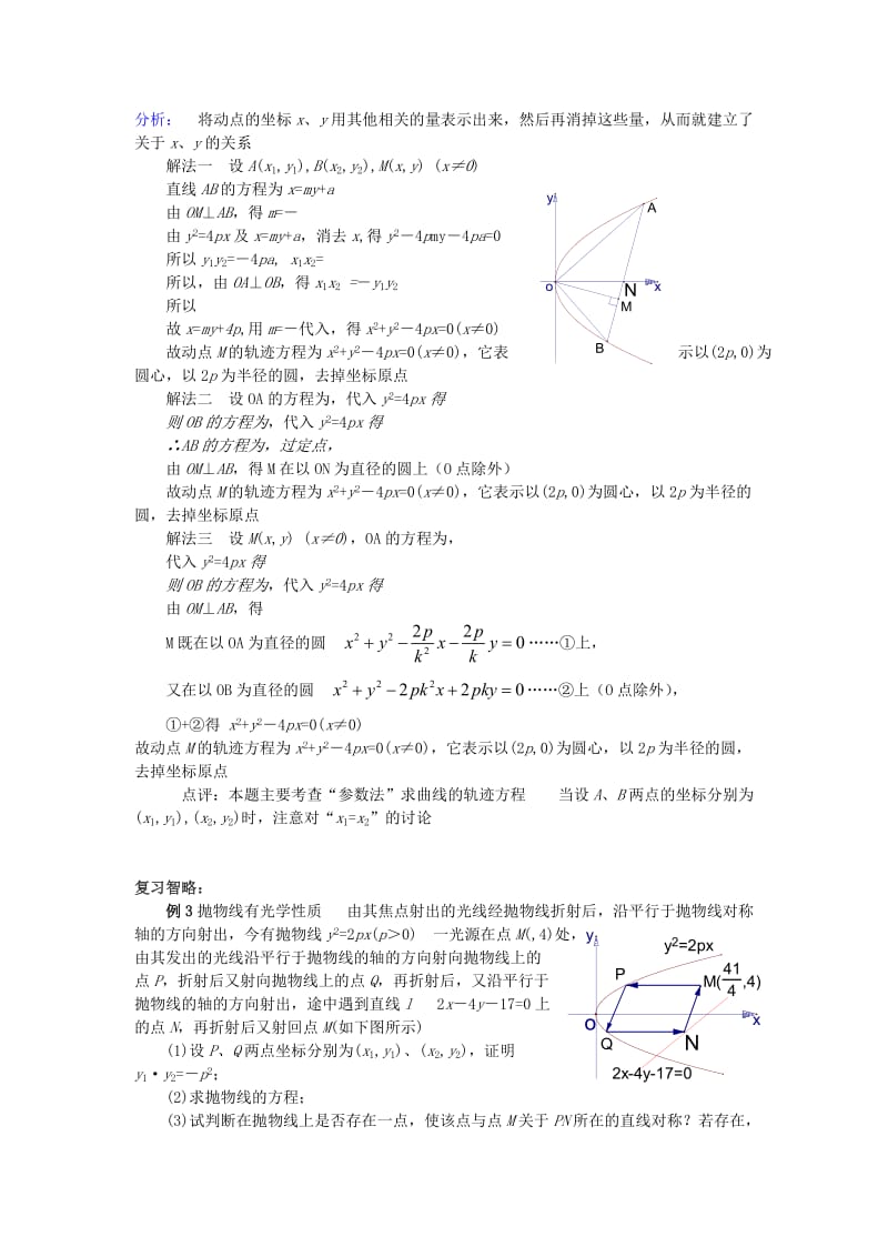 2019-2020年高考数学第二轮复习 解析几何教学案.doc_第2页