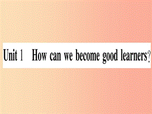 九年級英語全冊 寒假作業(yè) Unit 1 How can we become good learners課堂導練（含2019中考真題）人教新目標版.ppt