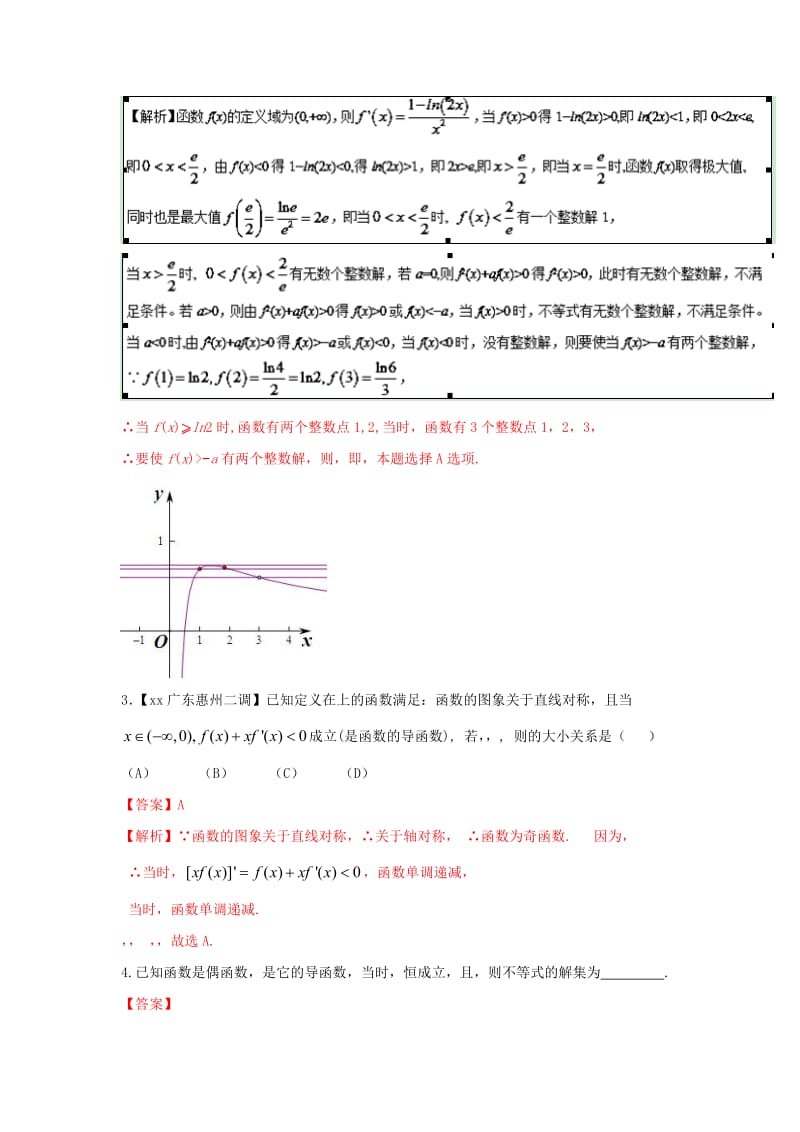 2019-2020年高考数学一轮复习专题3.5导数的综合应用练.doc_第3页