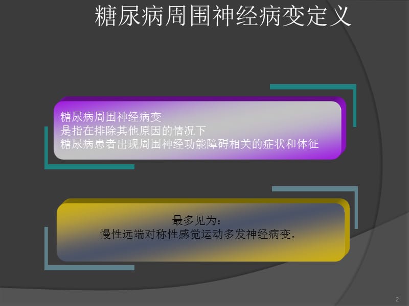 糖尿病周围神经病变的诊断与治疗ppt课件_第2页