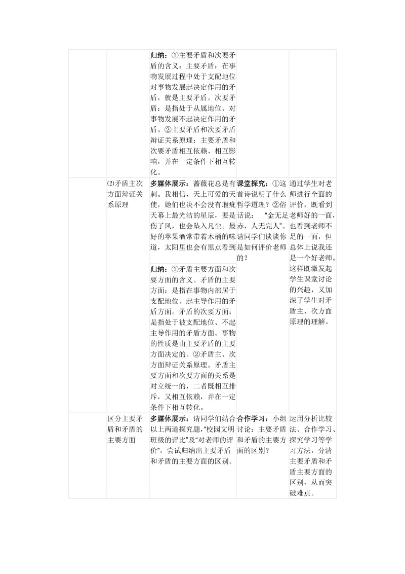 2019-2020年高中政治 3.9.2用对立统一的观点看问题教案 新人教必修4.doc_第3页