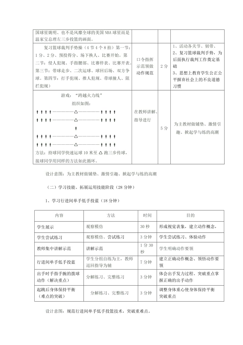 2019-2020年高中体育 《篮球——行进间单手低手投篮》说课稿.doc_第3页