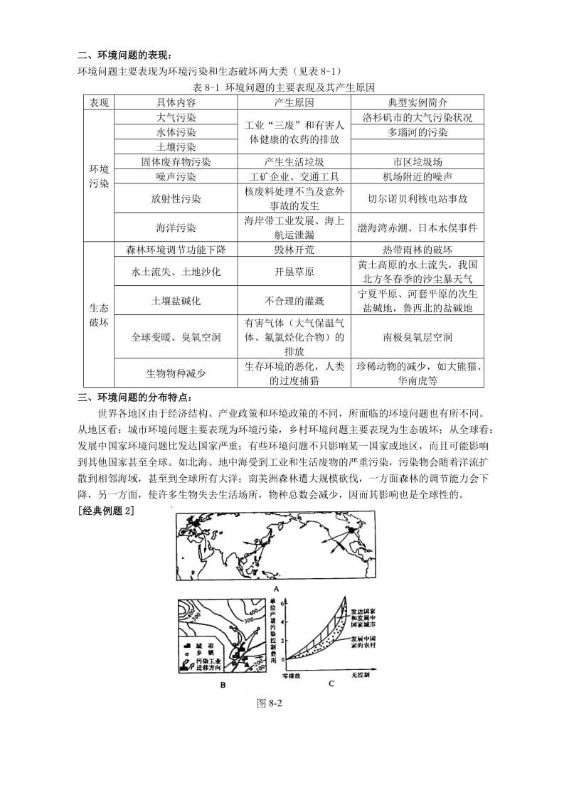 2019-2020年高一地理环境问题的表现与分布.doc_第3页