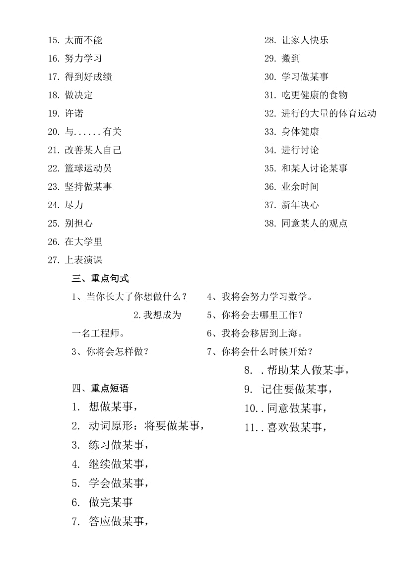 2019-2020年八年级英语第六单元知识点复习.doc_第2页