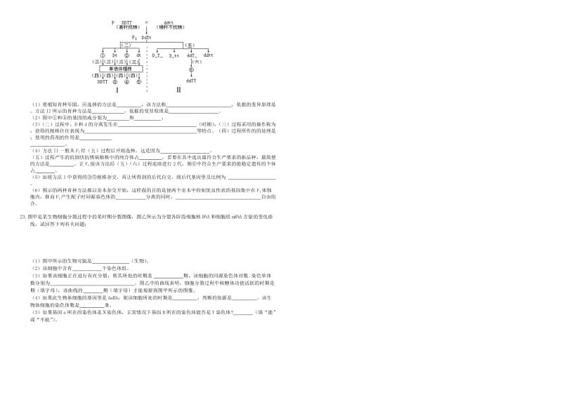 2019-2020年高三生物二轮复习 周测卷（八）基因和染色体的关系（含解析）.doc_第3页