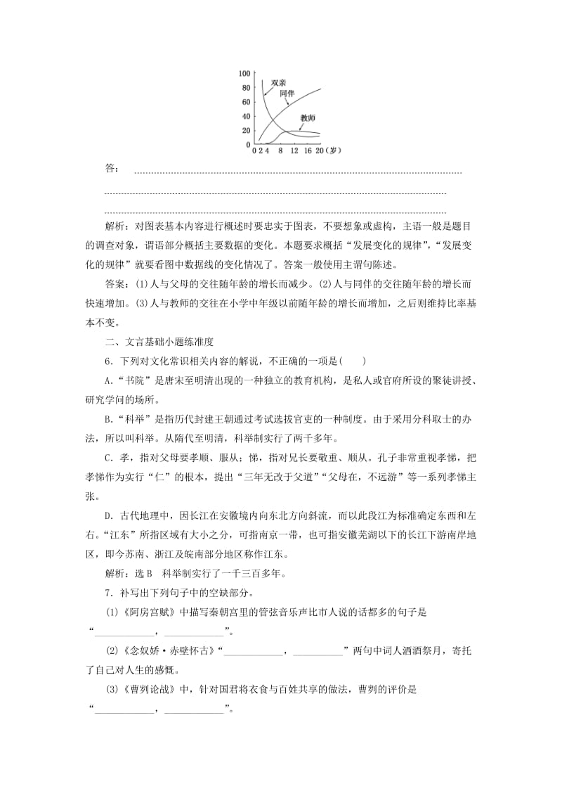 2019-2020年高考语文二轮复习保分小题天天练(十).doc_第3页