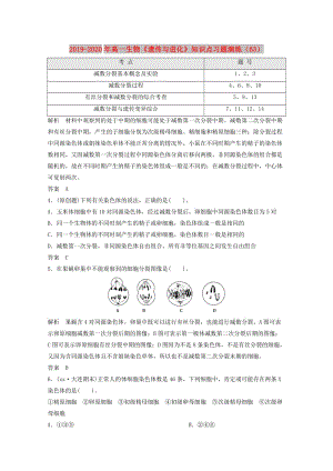 2019-2020年高一生物《遺傳與進化》知識點習(xí)題演練（63）.doc