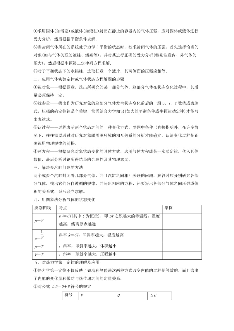 2019-2020年高考物理备考艺体生百日突围系列专题11固体液体气体与能量守恒含解析.doc_第3页