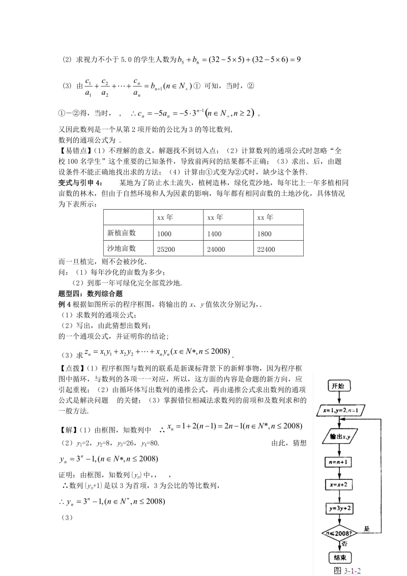 2019-2020年高考数学精英备考专题讲座 第三讲数列与不等式 第一节数列及其应用 文.doc_第3页