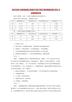 2019-2020年高考地理二輪復(fù)習(xí) 第一部分 微專題強(qiáng)化練 考點(diǎn)16 區(qū)域資源開(kāi)發(fā).doc