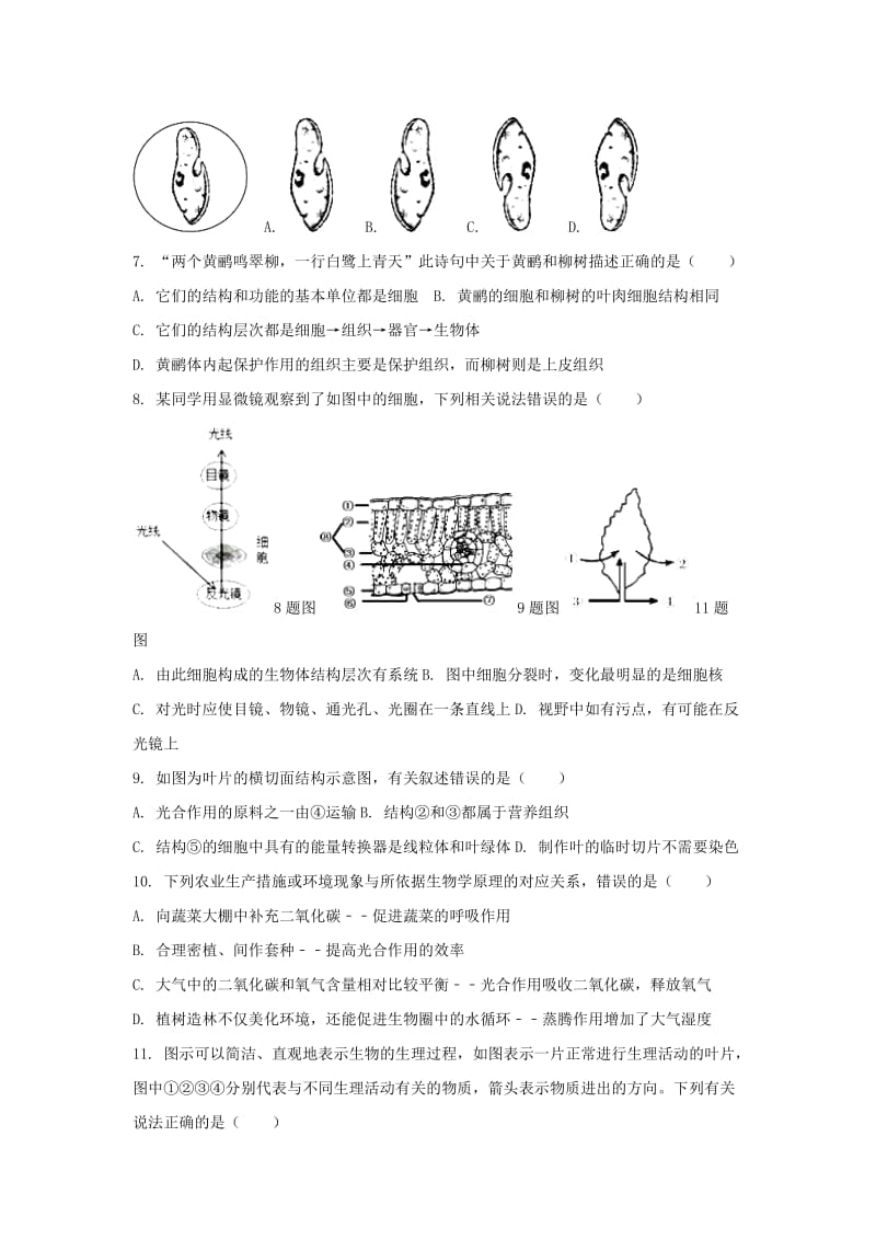 2019-2020年八年级生物下学期第一次月考试题无答案新人教版(II).doc_第2页