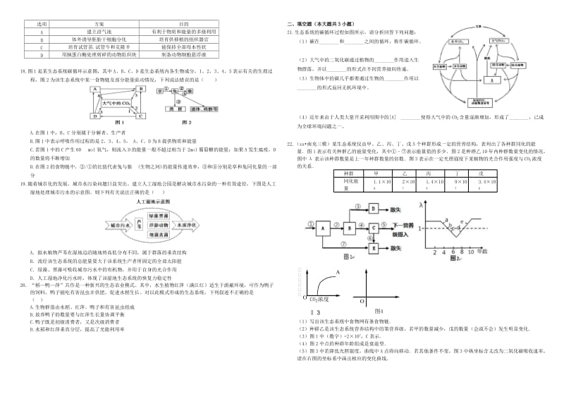 2019-2020年高三生物二轮复习 作业卷（三十二）生态系统的能量流动和物质循环（含解析）.doc_第3页