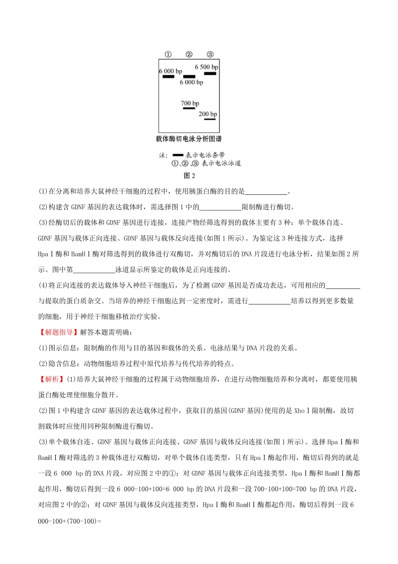 2019-2020年高考生物二轮复习 专题能力提升练19 基因工程和细胞工程.doc_第3页