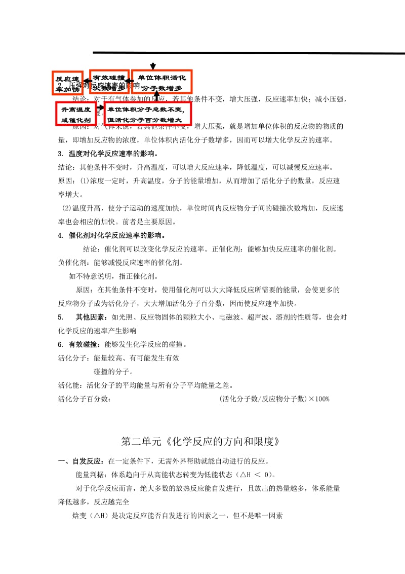 2019-2020年高中化学 专题二 化学反应速率与化学平衡 教案 苏教版选修4.doc_第2页