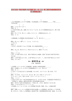 2019-2020年高中數(shù)學(xué) 電子題庫 第2章2.2.2第二課時知能演練輕松闖關(guān) 蘇教版必修1.doc