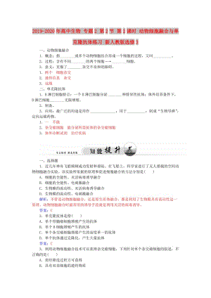 2019-2020年高中生物 專題2 第2節(jié) 第2課時(shí) 動(dòng)物細(xì)胞融合與單克隆抗體練習(xí) 新人教版選修3.doc