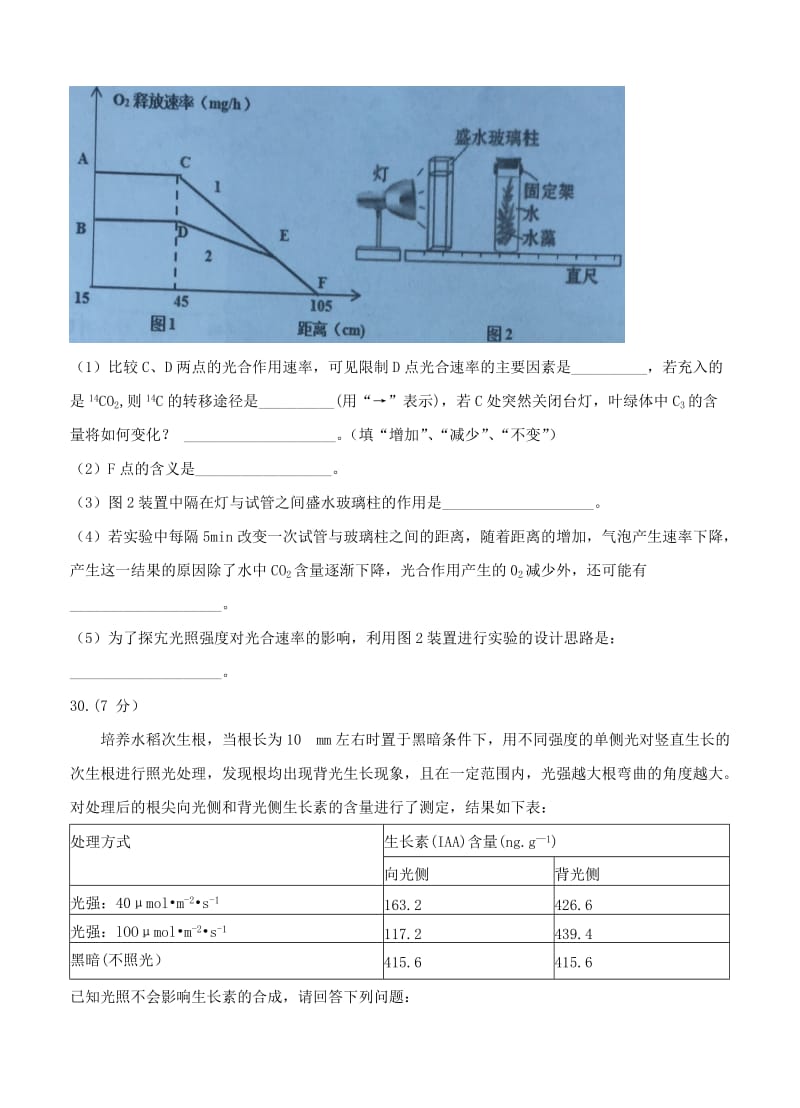 2019-2020年高三上学期第一次统测考试理科综合生物试题.doc_第3页