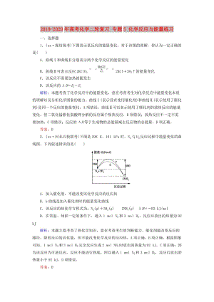 2019-2020年高考化學(xué)二輪復(fù)習(xí) 專題5 化學(xué)反應(yīng)與能量練習(xí).doc