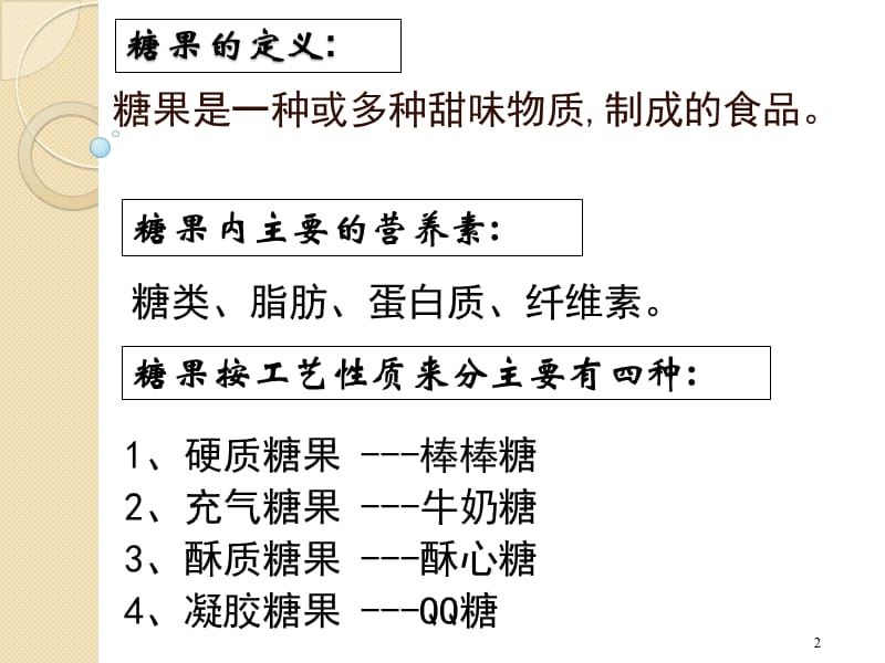 糖果原料基本特性ppt课件_第2页