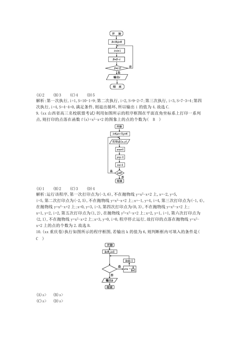 2019-2020年高考数学二轮复习 专题1 高考客观题常考知识 第4讲 算法、推理及创新性问题 文.doc_第3页