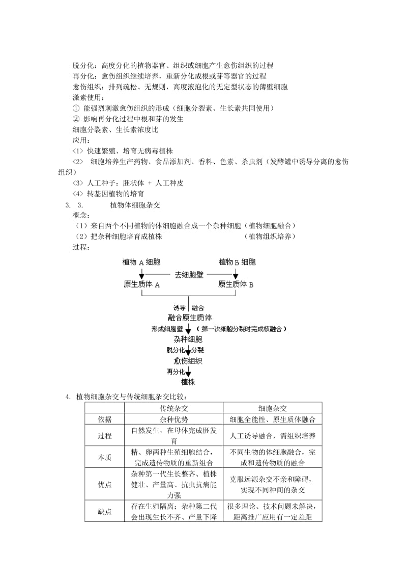 2019-2020年高三生物专题复习 动物植物细胞工程教案.doc_第3页