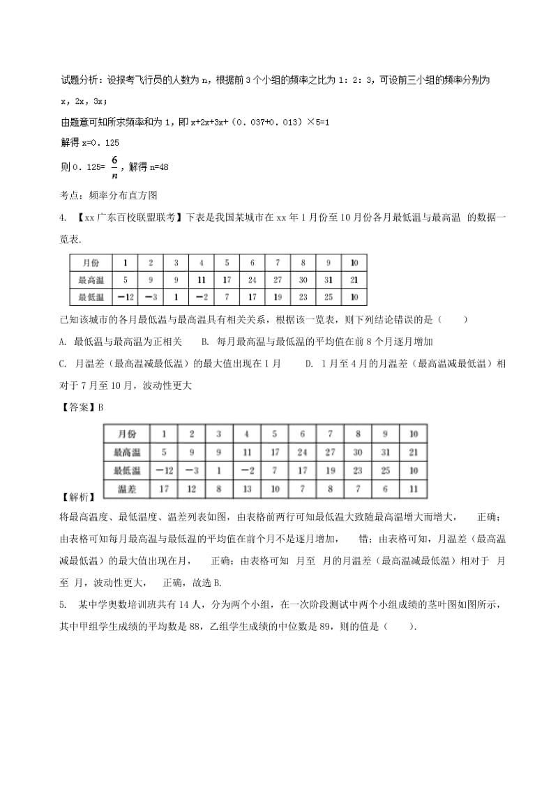 2019-2020年高考数学滚动检测07解析几何统计和概率的综合同步单元双基双测A卷文.doc_第2页