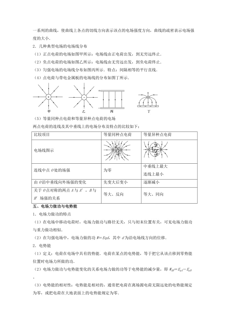 2019-2020年高考物理备考艺体生百日突围系列专题08静电场含解析.doc_第3页