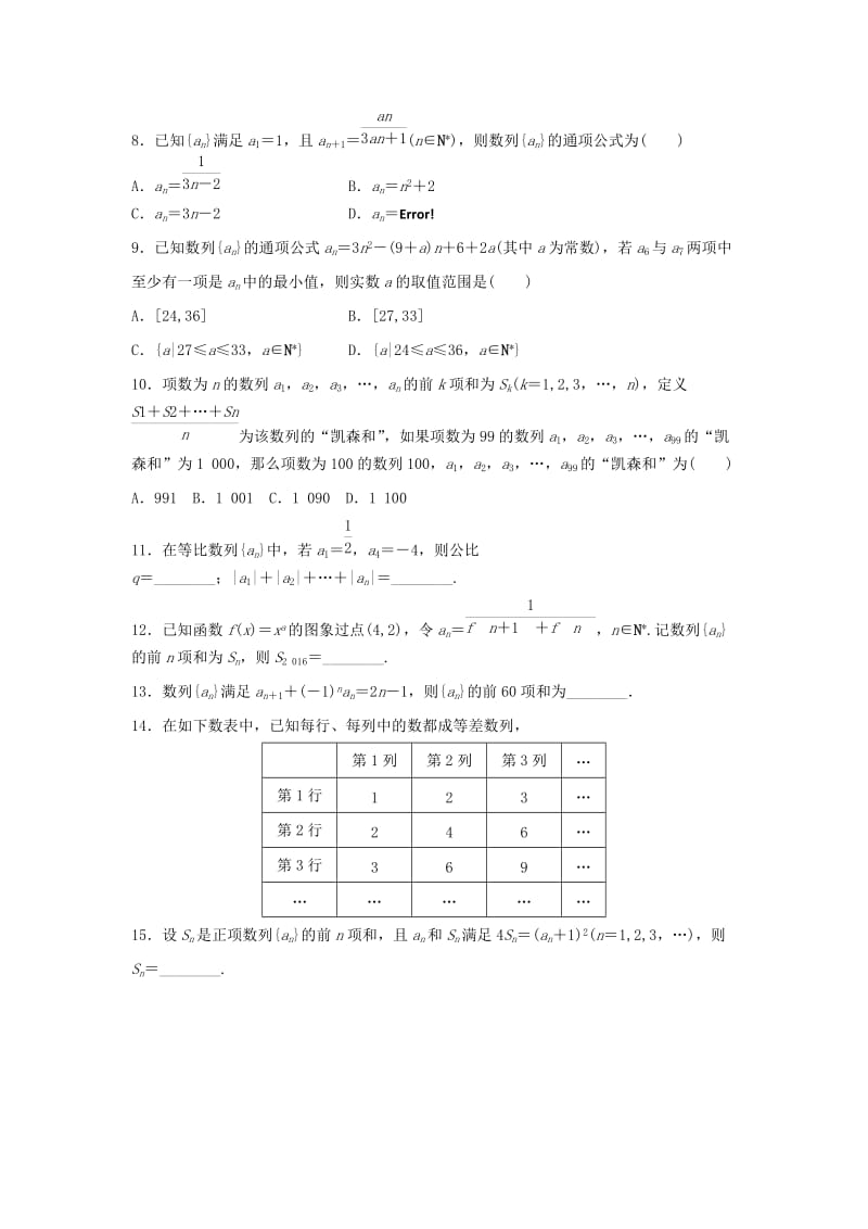 2019-2020年高考数学二轮专题突破 高考小题分项练（三）理.doc_第2页