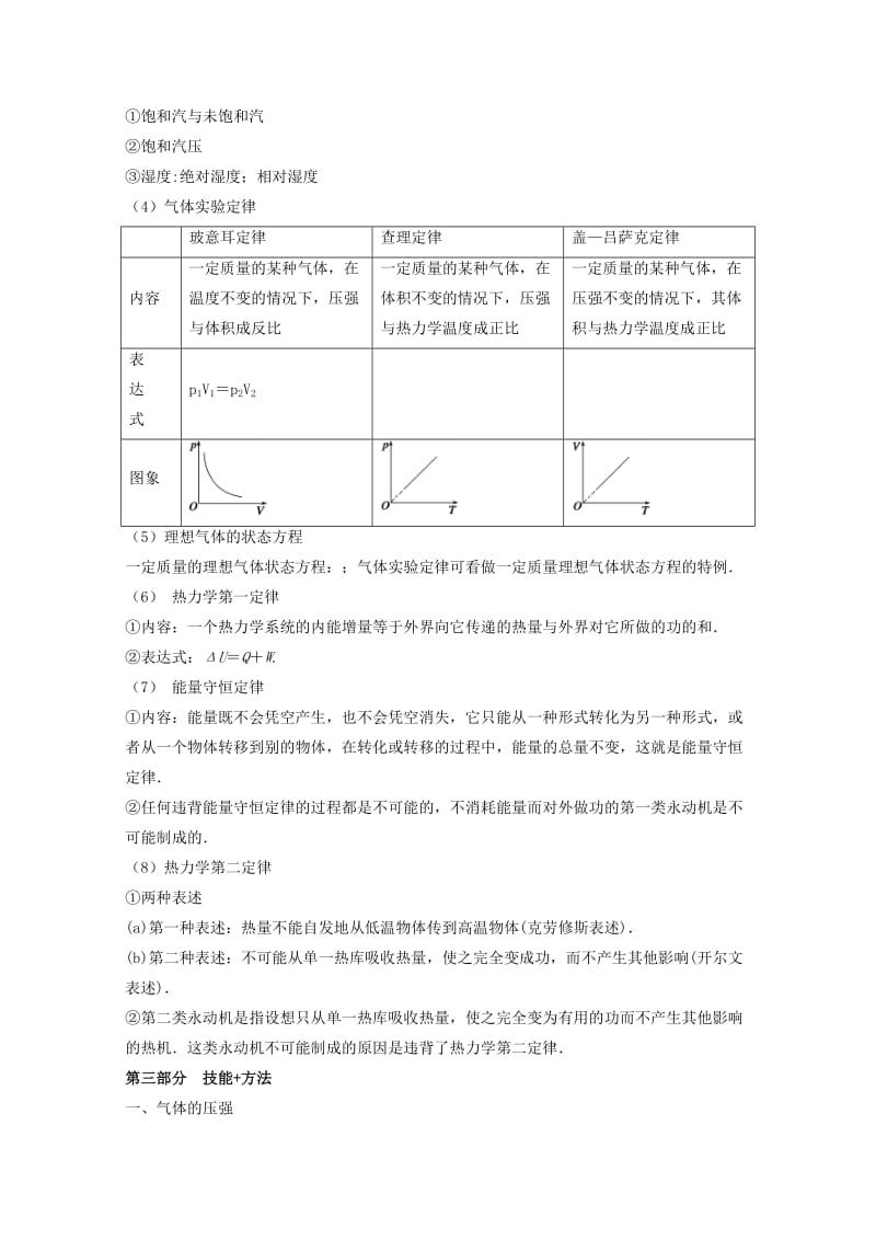 2019-2020年高考物理备考中等生百日捷进提升系列专题15固体液体气体与能量守恒含解析.doc_第2页