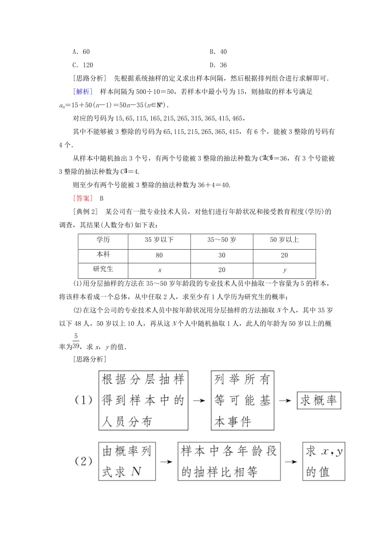 2019-2020年高考数学一轮复习第十章统计与统计案例10.1随机抽样真题演练集训理新人教A版.doc_第3页